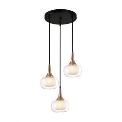 KONILA PND-99709-3A-BRO-CL LAMPA WISZĄCA 3PŁ ITALUX