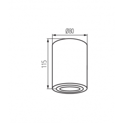 BORD XS DLP-50-W LAMPA NATYKOWA KANLUX 25479