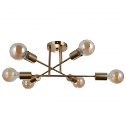 FORMIO lampa sufitowa PND-4052-6-HBR ITALUX