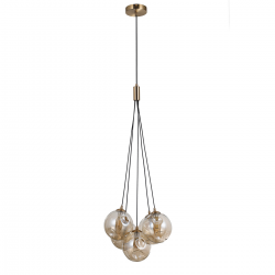 PERLOS lampa wisząca PND-54456-5-HB-AMB ITALUX