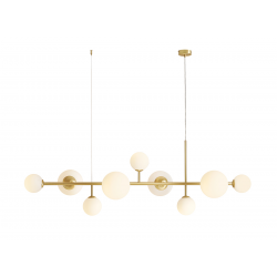 1092N40 - LAMPA WISZĄCA DIONE 9 BRASS - ALDEX