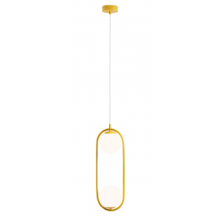1086H14 - LAMPA WISZĄCA RIVA 2 MUSTARD - ALDEX