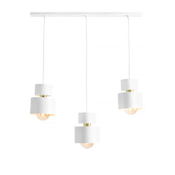 1029E - LAMPA WISZĄCA KADM 3 WHITE - ALDEX