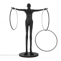 XCF8309 - Lampa podłogowa HUMAN CIRCULO włókno szklane -...