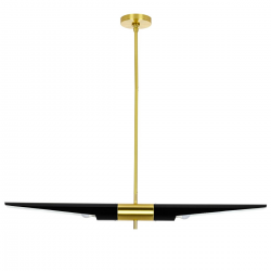 MD21419-2M.BLACK.GD - Lampa wisząca APOLLO 1 czarna -...