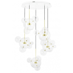 XCP9148-5A - Lampa wisząca CAPRI DISC 5 złota - 300 LED,...