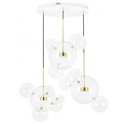 XCP9148-3A - Lampa wisząca CAPRI DISC 3 złota - 180 LED,...