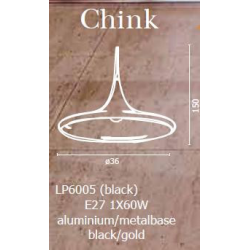 CHINK LAMPA WISZĄCA AZZARDO LP6005 (BLACK)