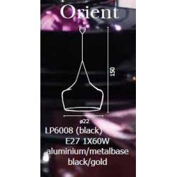 ORIENT LAMPA WISZĄCA AZZARDO LP6008 (BLACK)