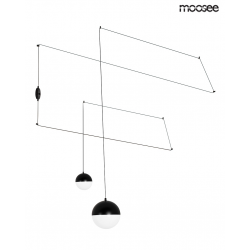 MSE010100152 - MOOSEE lampa ścienna BOWL DUO czarna -...