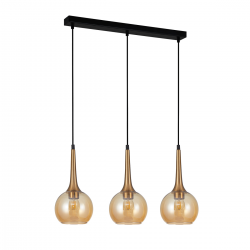 Favera lampa wisząca PND-42361-3-BRO-AMB ITALUX