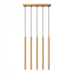 SL.1173 - Lampa wisząca PASTELO 5L złota - SOLLUX