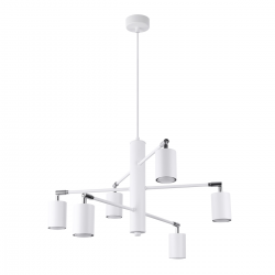 SL.1206 - Żyrandol LEMMI 6 biały - SOLLUX