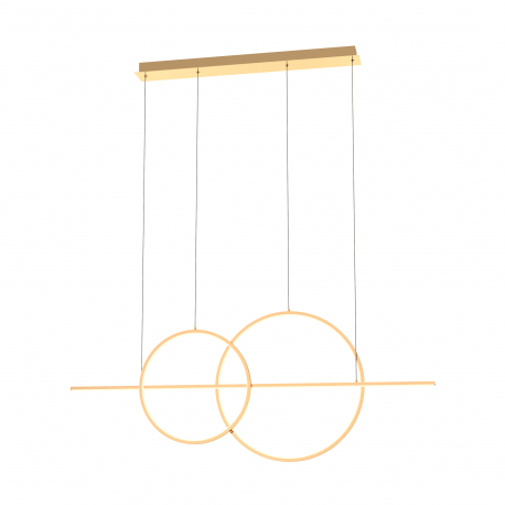 MD7358-2A-3GT CHOLET LAMPA WISZĄCA ZŁOTA/GOLD - ZUMA LINE