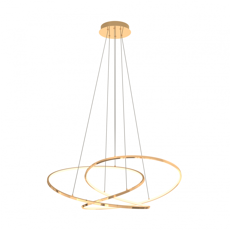 MD7360-1A-3GT CHOLET LAMPA WISZĄCA ZŁOTA/GOLD ZUMALINE