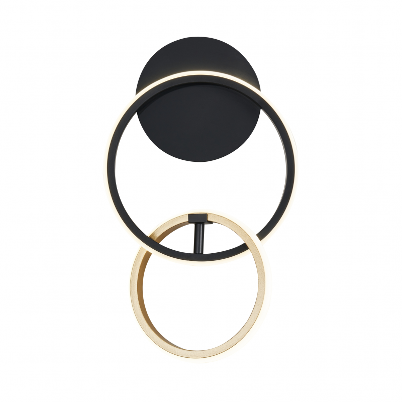 20002W-GD RANDO KINKIET CZARNO-ZŁOTY/BLACK-GOLD ZUMA LINE