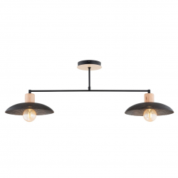 1318/2 - Lampa sufitowa KOBE 2 BLACK - EMIBIG