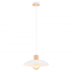 1319/1 - Lampa wisząca KOBE 1 WHITE - EMIBIG