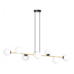 1241/8 - Lampa wisząca GRAVITY 8 BL OPAL - EMIBIG