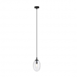 1265/1 - Lampa wisząca ASTRAL 1 BL TRANSPARENT - EMIBIG