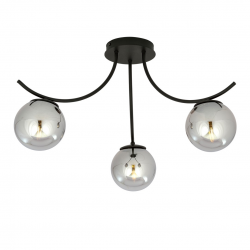 1110/3 - Lampa sufitowa  BOSTON 3 BLACK/GRAFIT - EMIBIG