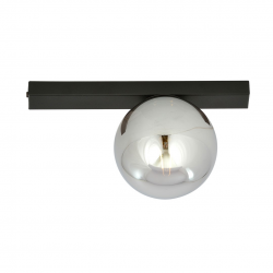 1122/1 - Lampa sufitowa  FIT 1 BLACK/GRAFIT - EMIBIG