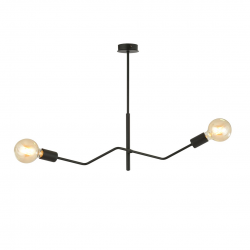 1126/2 - Lampa sufitowa  FRIX 2 BLACK - EMIBIG