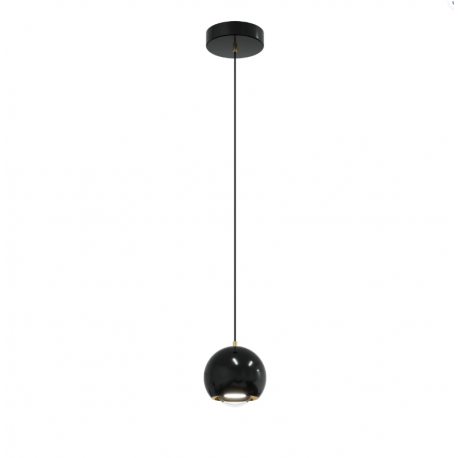 Lampa Wisząca Aurenia 1xLED Czarna PL0122-CB YASKR