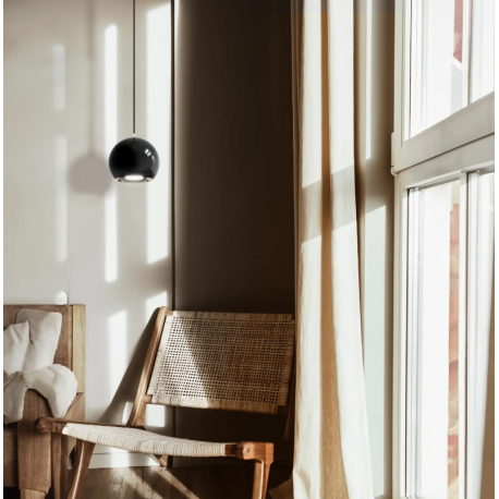 Lampa Wisząca Aurenia 1xLED Czarna PL0122-CB YASKR