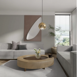 Lampa Wisząca Aurenia 1xLED Złota PL0122-GD YASKR