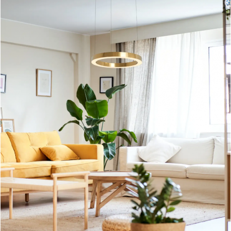 Żyrandol Aurum S 1xLED Złoty PL0116-50 YASKR