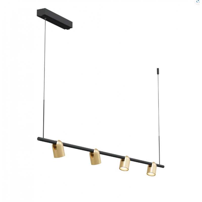 Lampa Wisząca Slide Long 1xLED Szczotkowany Mosiądz PL0124-BS YASKR