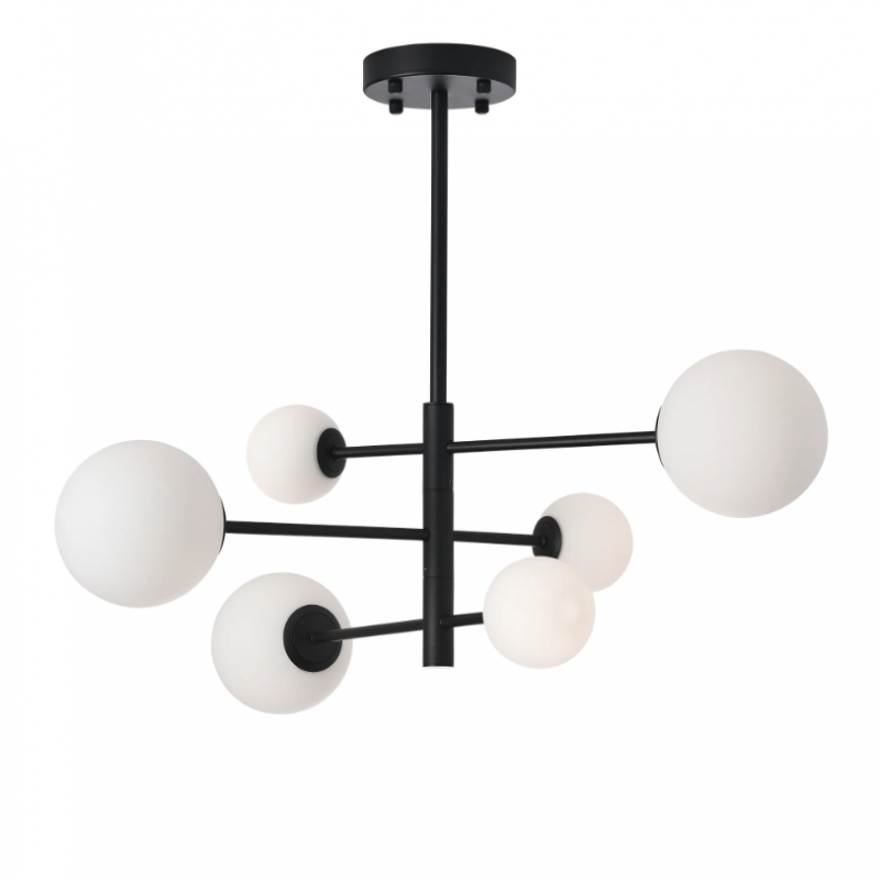 Lampa Sufitowa Bolti 6xG9 Czarna PLC0103-BK YASKR