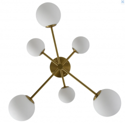 Lampa Sufitowa Bolti 6xG9 Złota PLC0103-GD YASKR