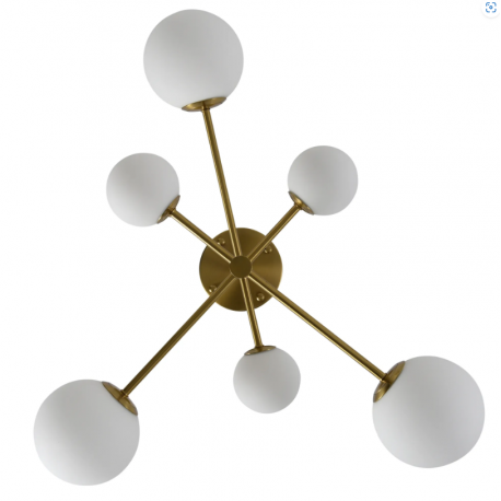 Lampa Sufitowa Bolti 6xG9 Złota PLC0103-GD YASKR