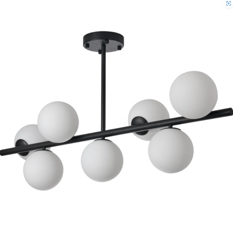 Lampa Sufitowa Bolti 7xE14 Czarna PLC0104-BK YASKR