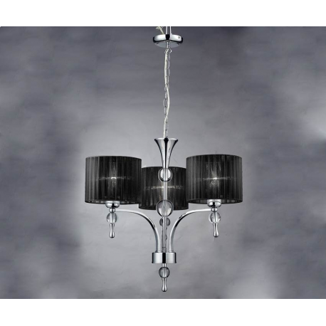 IMPRESS 3 LAMPA WISZĄCA AZZARDO 1976-3P BK