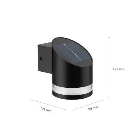 LAMPA SOLARNA 8720169265585  Oprawy zewnętrzne Kinkiet Fyve 1,5 W PHILIPS