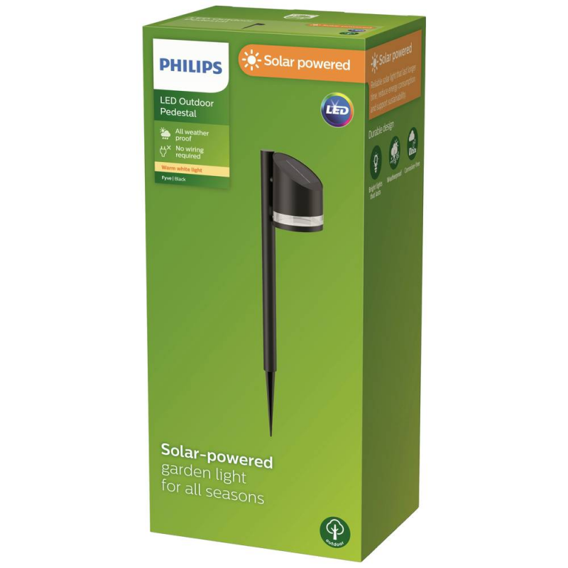 8720169265608 LAPMA SOLARNA  Lampa słupkowa/przyścieżkowa Fyve 1,5 W  PHILIPS