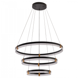 Lampa wisząca Plum 3 LED CCT czarna LP-0407/3P BK LIGHT...