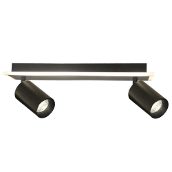 Spot Parma 2 2xGU10 + 1xLED CCT czarny LP-0612/2WS BK...