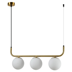 Lampa wisząca Alisa 3xE14 złota/biała LP-005/3L GD LIGHT...