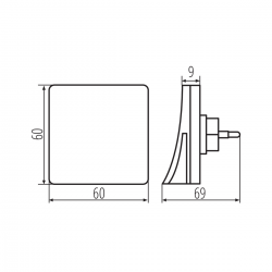 37393 Lampka wtykowa LED HOFI LED HOFI LED WW W KANLUX