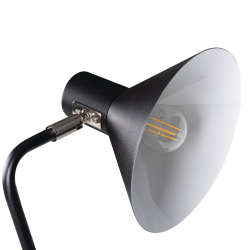 34475 Lampa stołowa BIURKOWA LOFT CZARNA NEDIA E14 B KANLUX