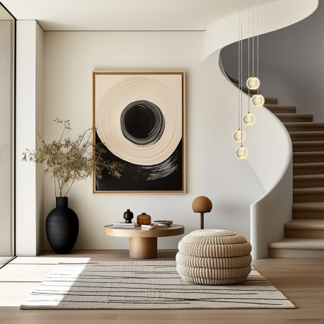 LP-3303/5P GD Lampa wisząca Brillant 5 złota LED CCT LIGHT PRESTIGE