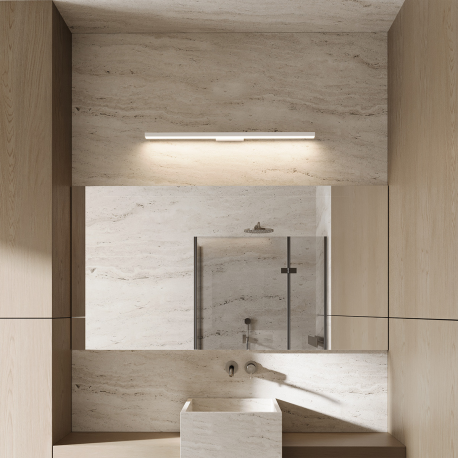 LP-987/1W L WH  Kinkiet Aqua 92 cm biały IP44 LED CCT Light Prestige