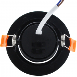 5905699351851 LP-1506/1RS BK Ruchome oczko podtynkowe Plus czarne LED CCT Light Prestige