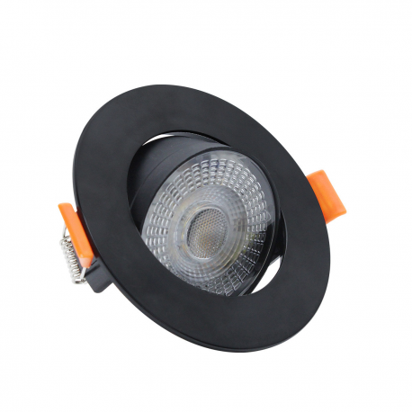 5905699351851 LP-1506/1RS BK Ruchome oczko podtynkowe Plus czarne LED CCT Light Prestige
