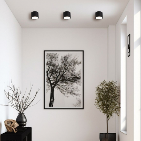 LP-6331/1SM IP65 BK Oprawa natynkowa Kendal czarna IP65 GX53 Light Prestige