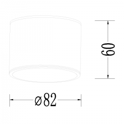 LP-6331/1SM IP65 BK Oprawa natynkowa Kendal czarna IP65 GX53 Light Prestige